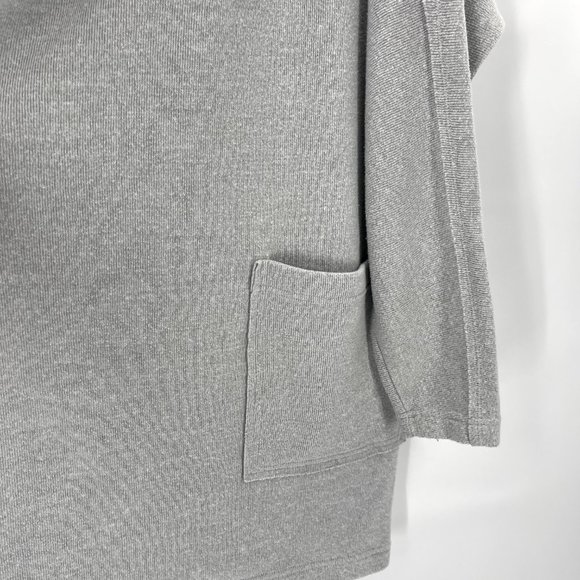 SOLD Free People Willow Hooded Gray Sweater - Picture 3 of 8